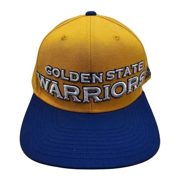 Adidas NBA Golden State Warriors On Court Snapback Cap Flat Bill - Picture 1 of 5
